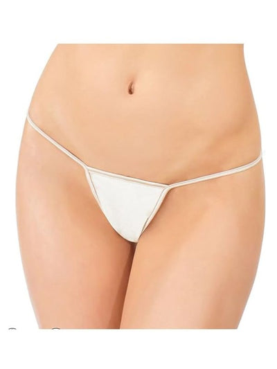 Coquette Low Rise G-String White O/S 1